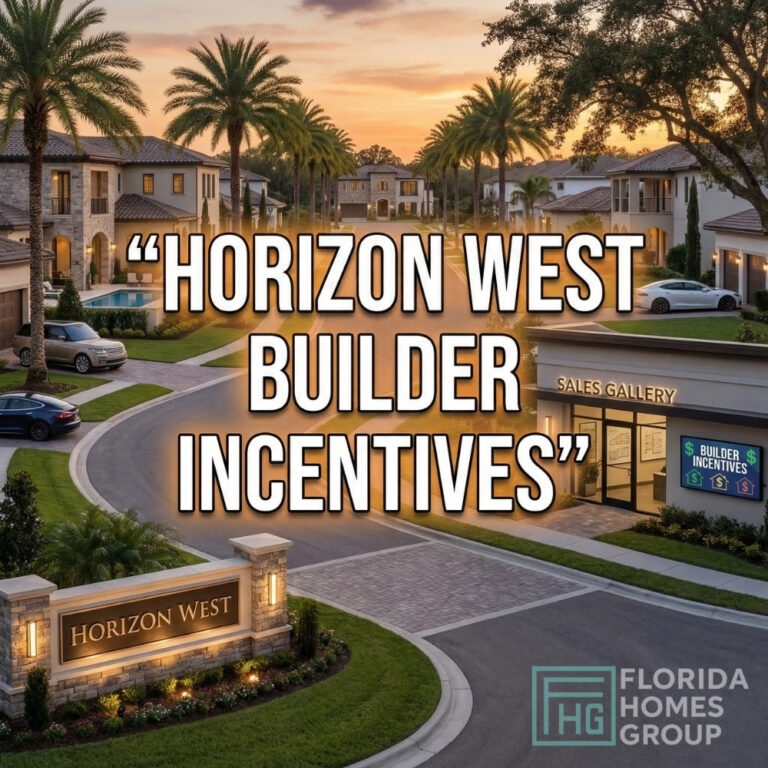 What builder incentives are available for new construction homes in Horizon West?