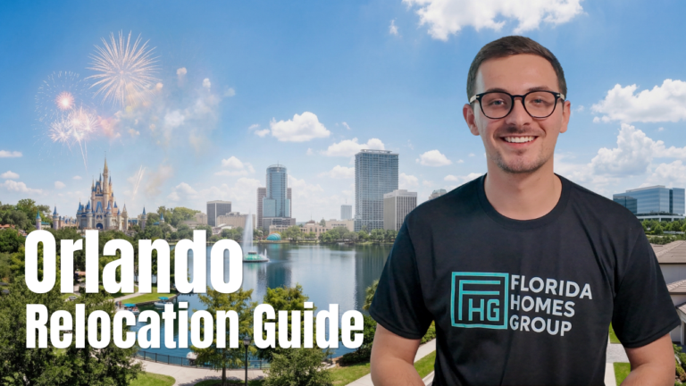 City skyline with fireworks backdrop.