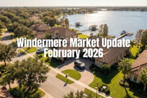 Aerial view of Windermere neighborhood