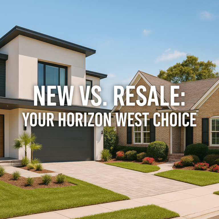 Should I Buy New Construction or Resale in Horizon West?