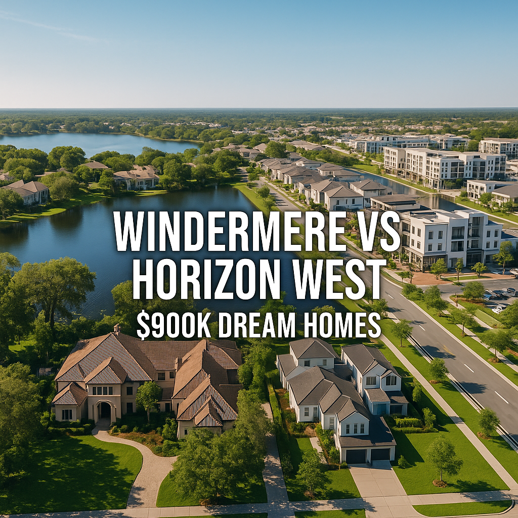 $900K Home Options in Windermere vs Horizon West