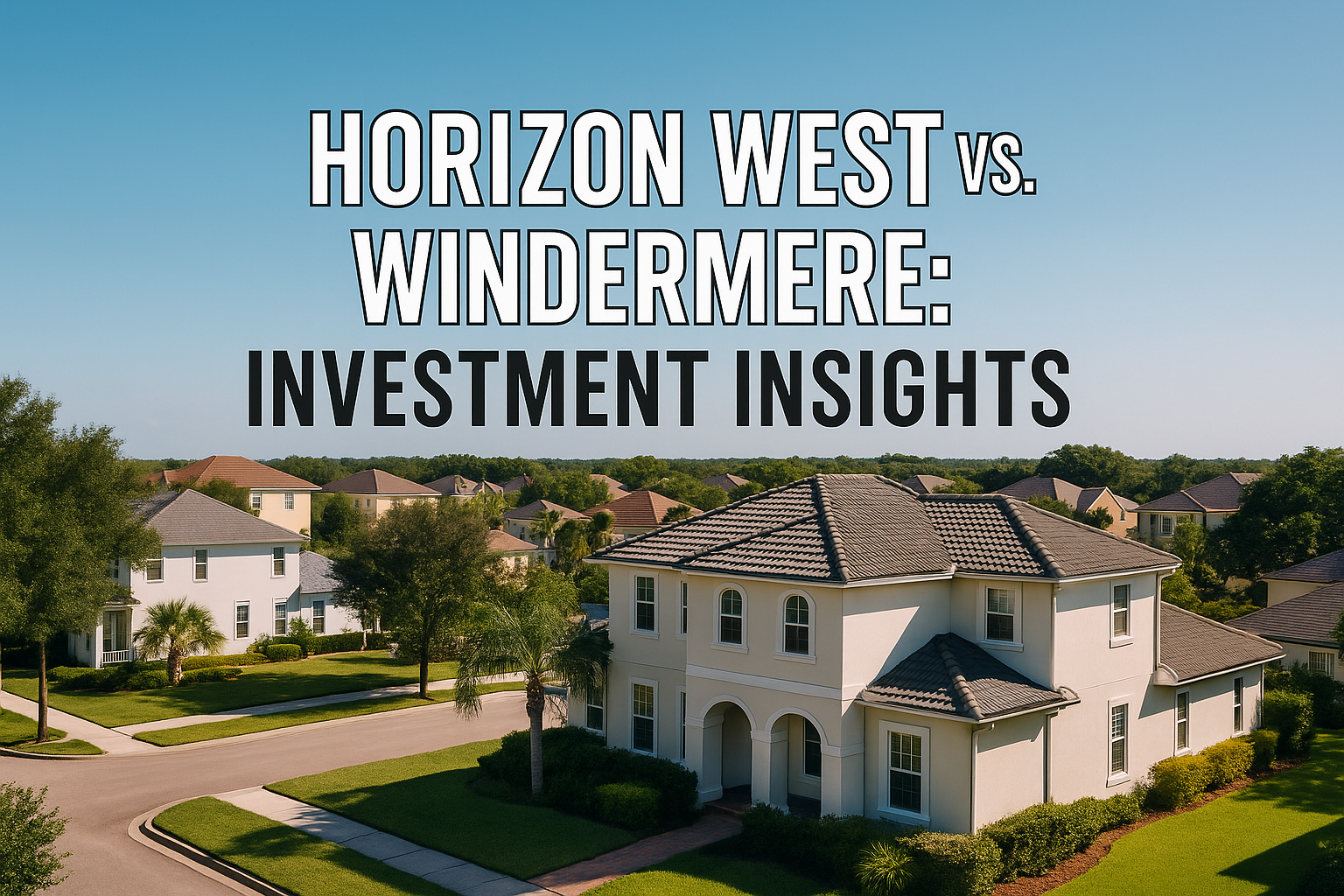 Is Horizon West a Better Investment Than Windermere?