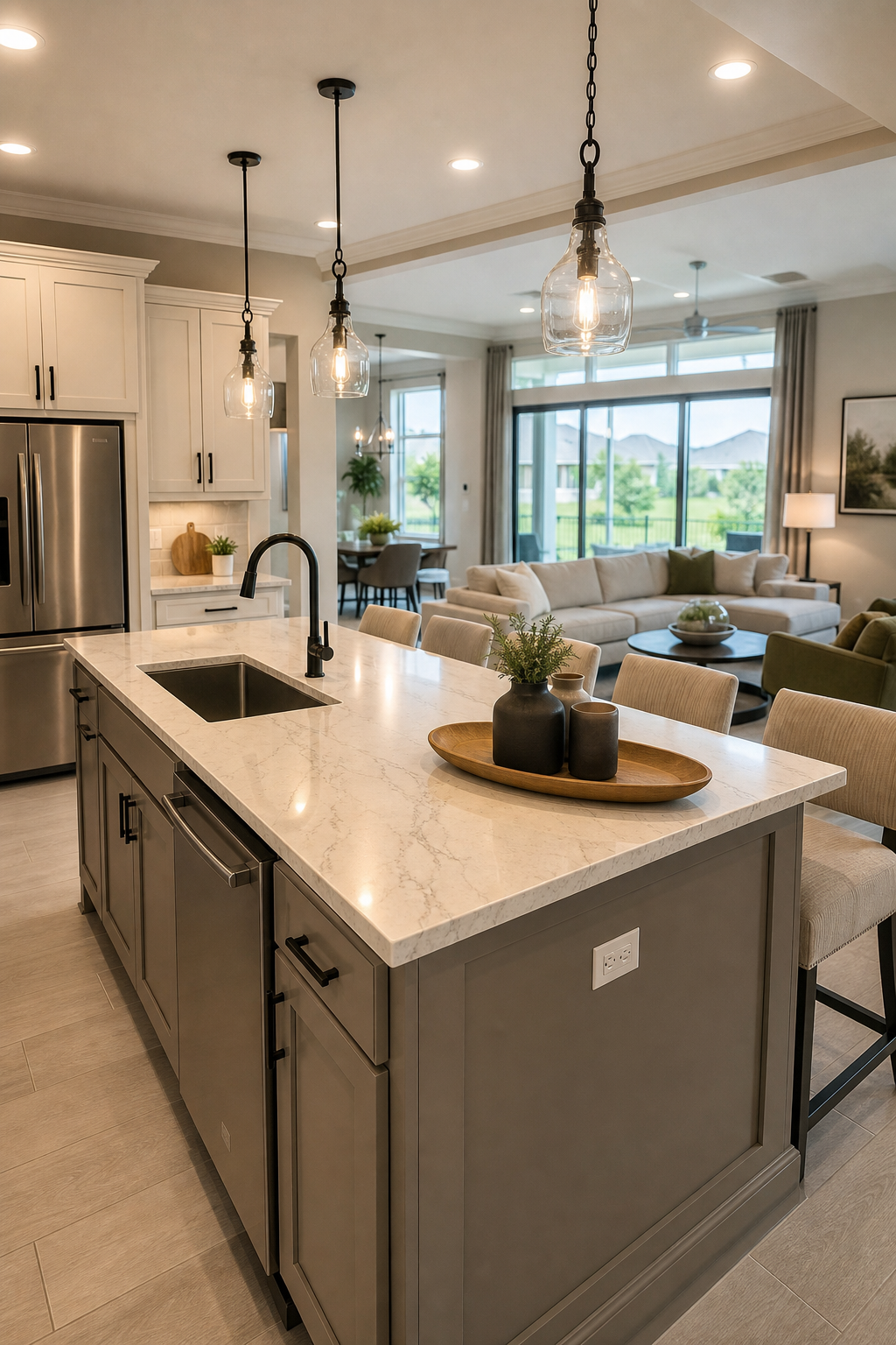 Budgeting design center upgrades for new construction in horizon west