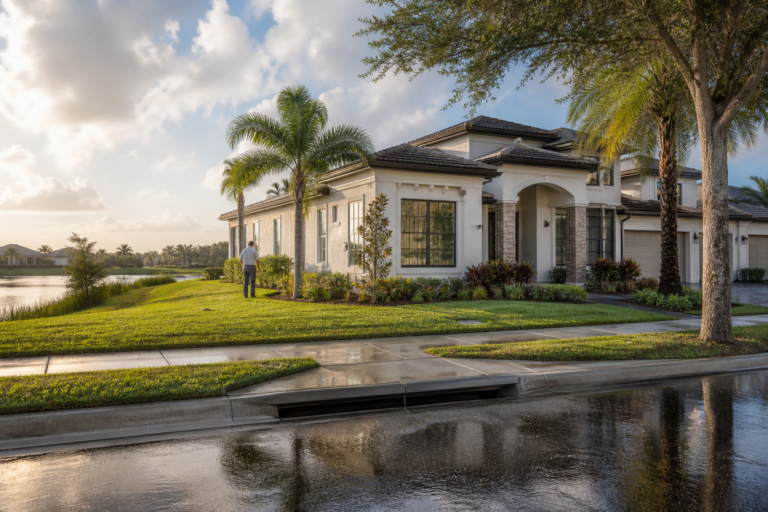 How to investigate drainage and flooding before buying in horizon west
